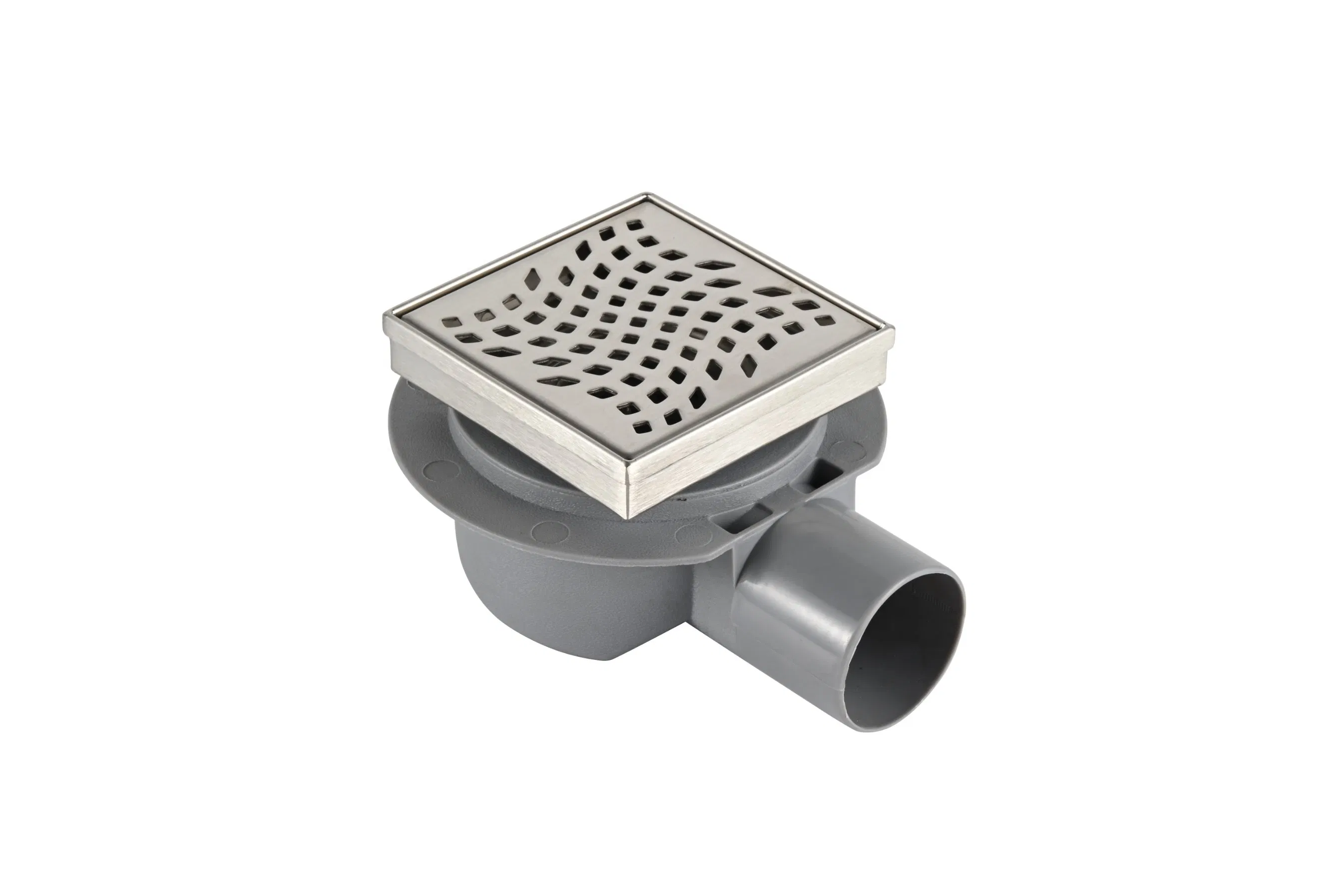 Brushed Stainless Steel 304 Square Drain for Shower Room