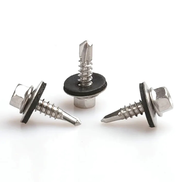 Factory Bi-Metal 5.5*50 Self Tapping Screw SS304+Ss420 Self Drilling Screw
