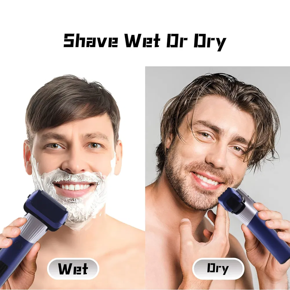 USB Shaving Machine Beard Razor Rechargeable Foil Shaver Reciprocating Electric Shaver for Men