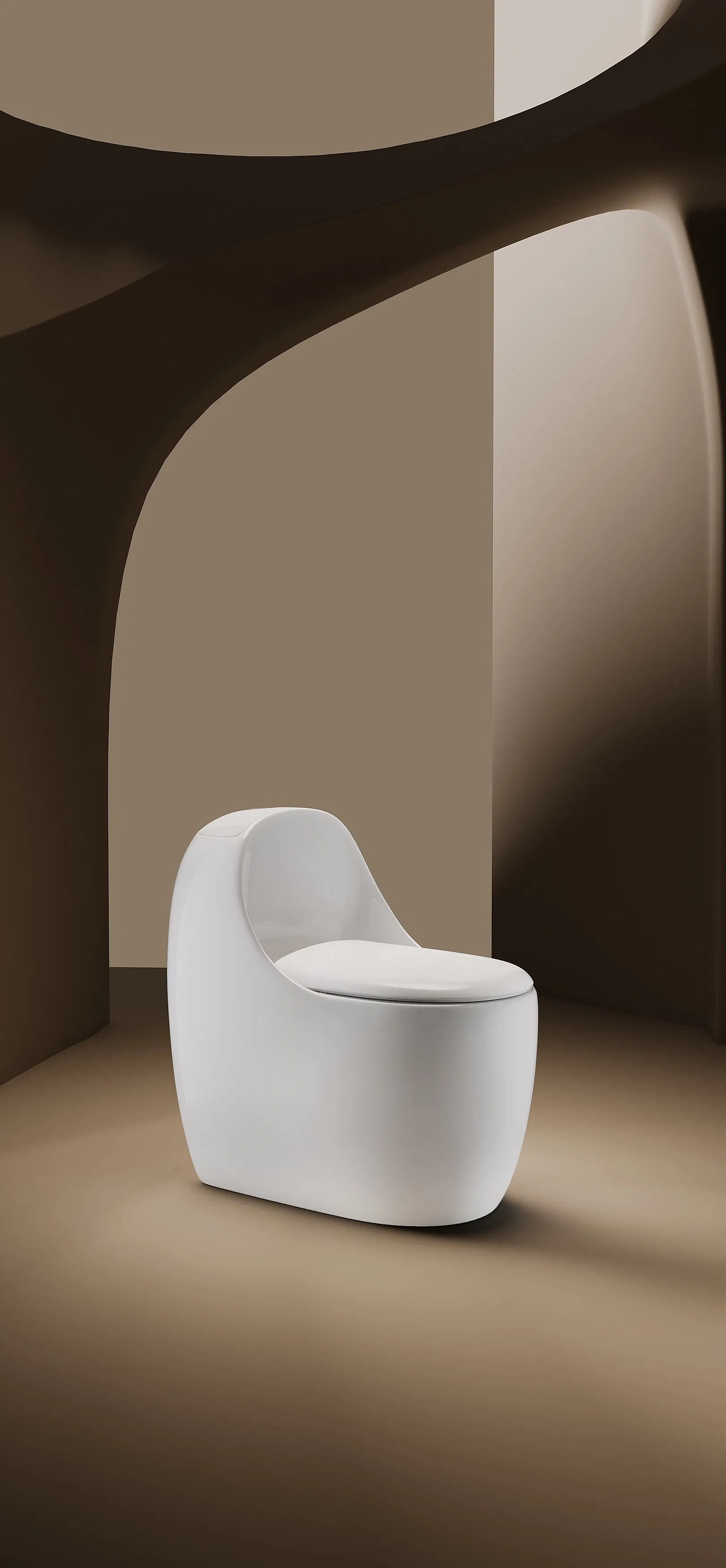 Tankless Automatic Smart Ceramic Toilet for Apartment