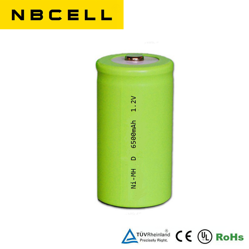 NiMH 1.2V D Size 6500mAh Rechargeable Battery Ni-MH Battery