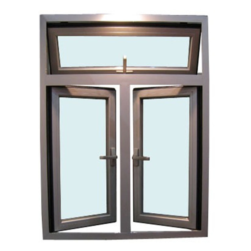 High Quality Customized Tempered Glass Aluminum Swing Window with Screen