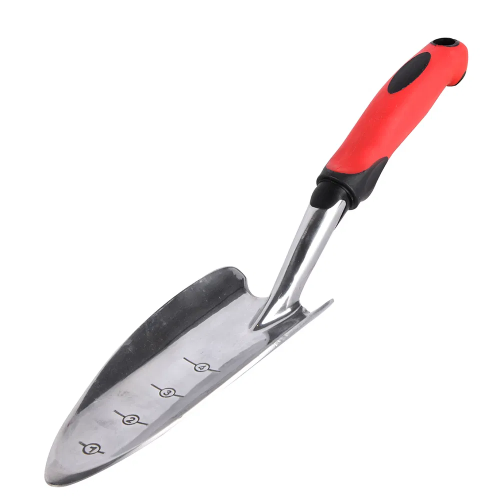 Professional Multi-Functional Aluminum Hand Tools Garden Cultivator/Shovel/Weeder with TPR Handle for Garden Care