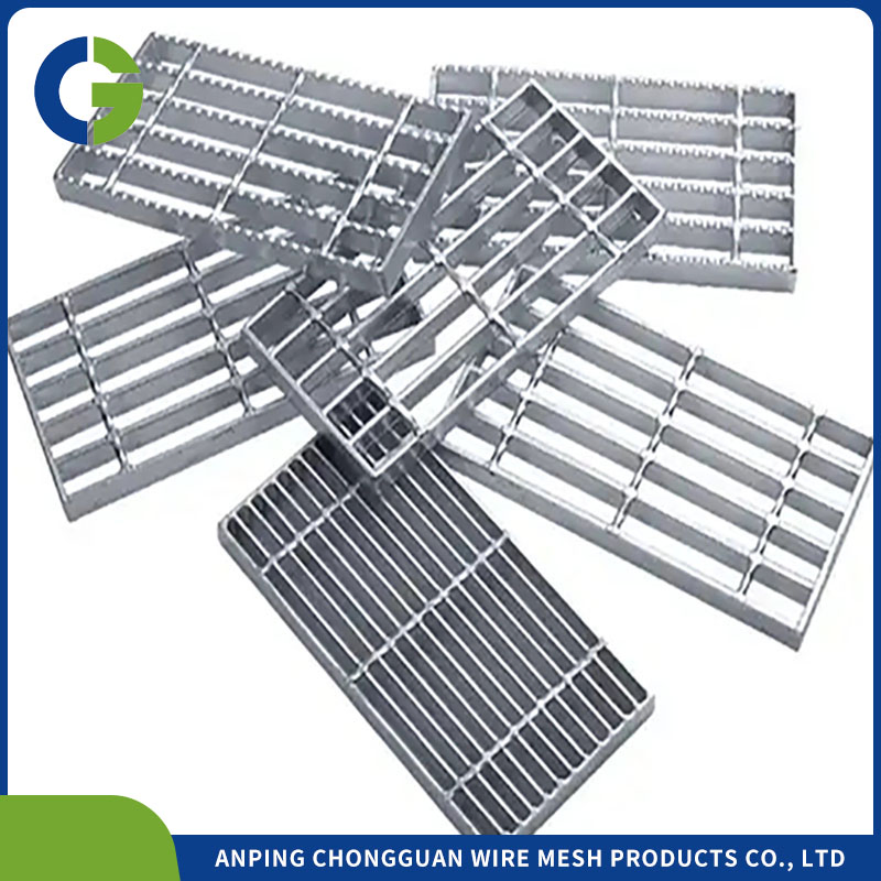 Aluminum Grating Galvanized Steel Floor Grating Plates / Aluminum Walkway Steel Grating Mesh
