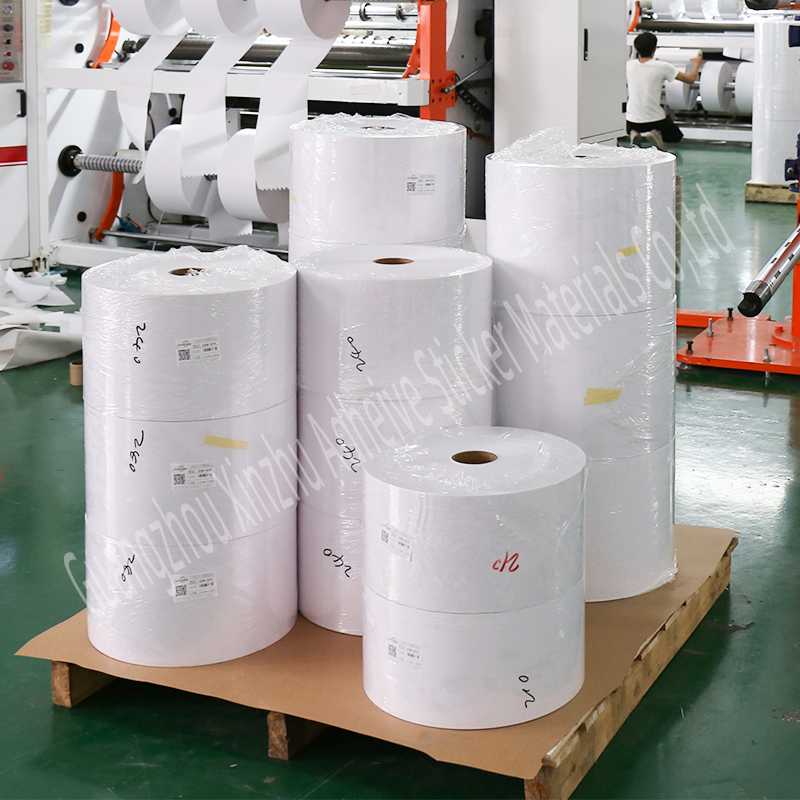 Factory Direct Sell 75# Matte Removable Synthetic Paper Sticker Material