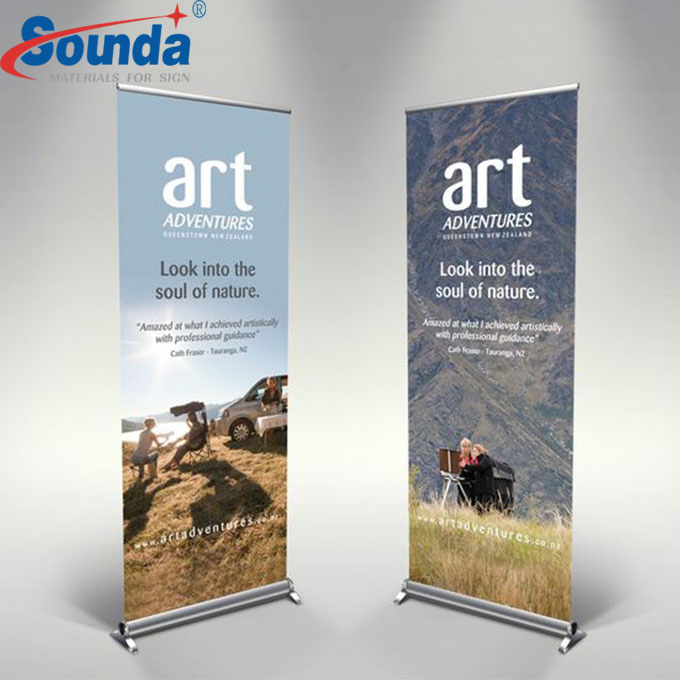 Custom Adjustable Roll up Banner Screen for Advertising Display