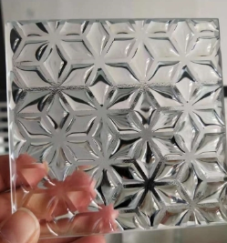 Embossed Pear Glass Art Glass