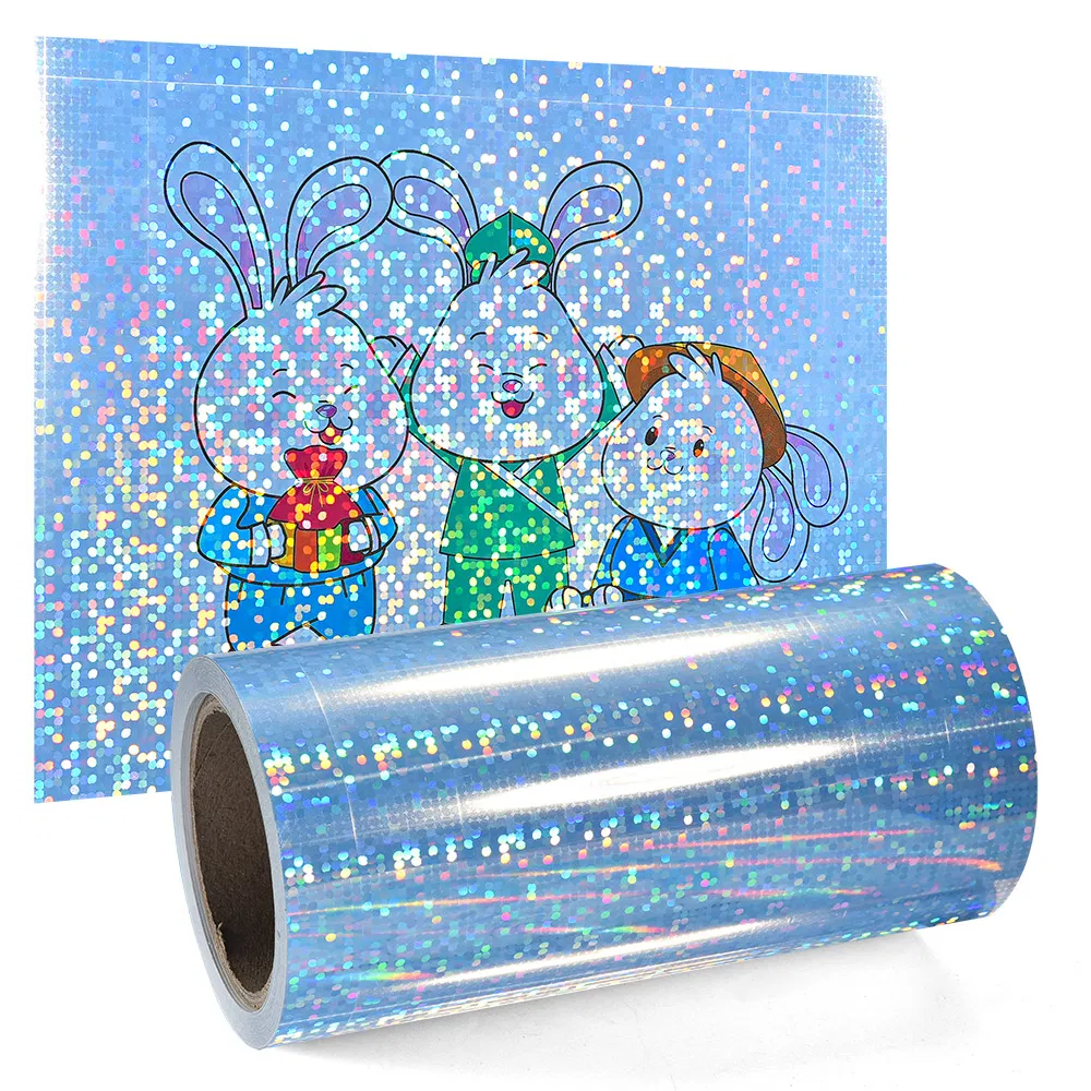 China Wholesale Printable Holographic Adhesive Label Sticker Waterproof A4 Sheet Inkjet Vinyl Sticker Paper for Laser & Inkjet Printer Bubble Pattern