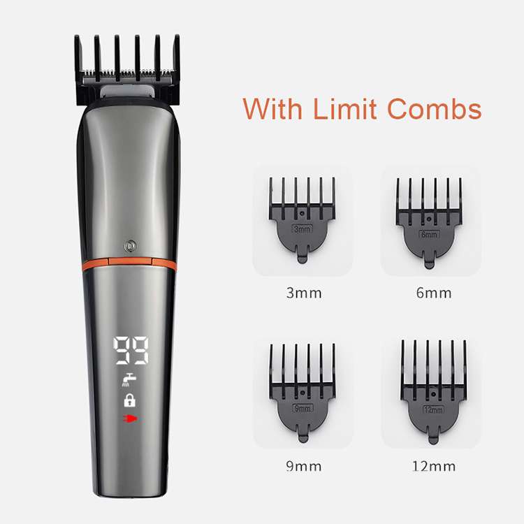 Professional 6in1 Multi Functional Waterproof Man's Grooming Kit Hair Clippers Trimmer