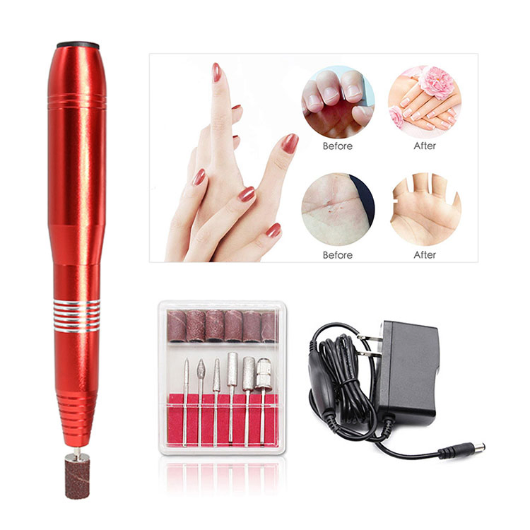 Professional Mini Cordless Electric Nail File 20000 Rpm for Acrylic Gel Manicure Pedicure