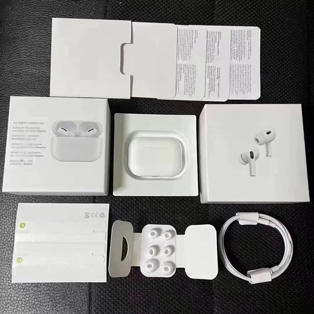 Top Quality Wholesale Wireless in-Ear Headphones Earpods PRO 2ND with Anc Airbuds Space Audio Top Version Phone Accessories