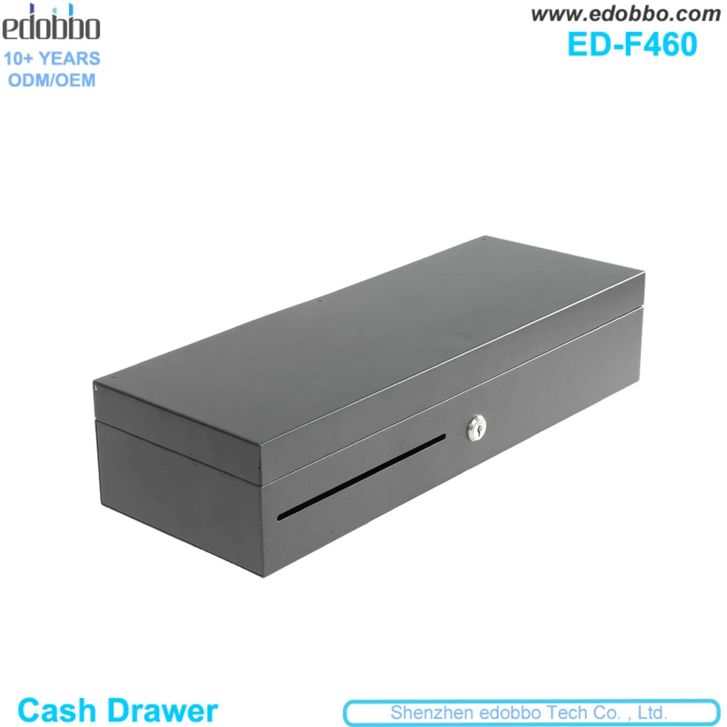 Edobbo Metal Cash Drawer for Supermarkets Shops 6bills 8coins POS Terminal