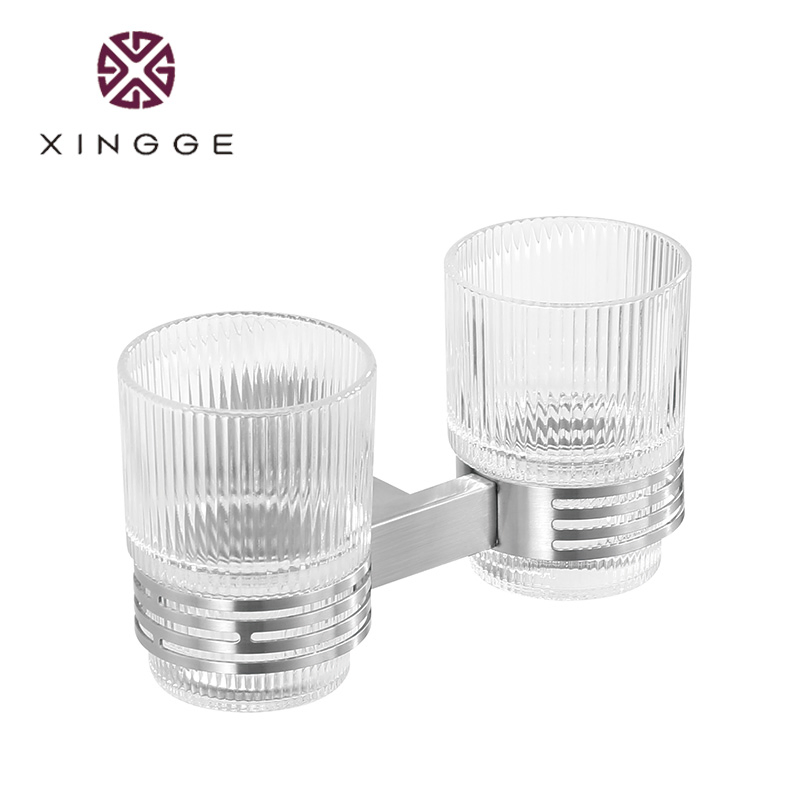 Elegant SUS 304 Wall Mounted Bathroom Soap and Toothbrush Holder