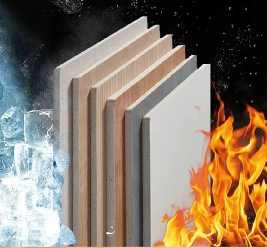 Waterproof Fireproof Ice Fire Medical Decorative Board Good Price Fiber Cement Board with Free Sample Decoration Material