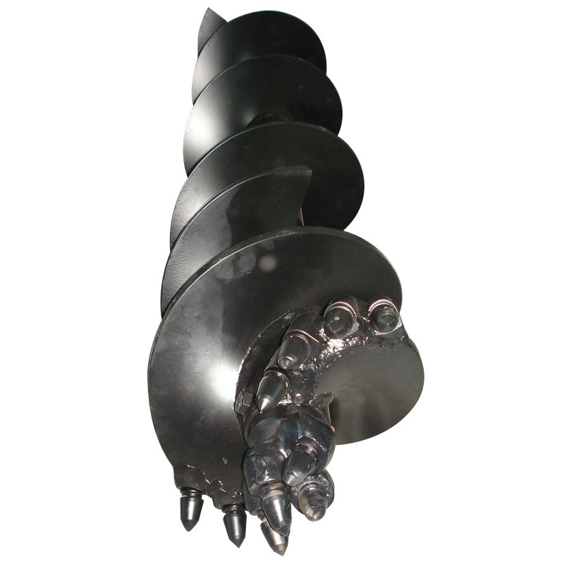Heavy Duty Earth Rock Auger with Bullet Teeth