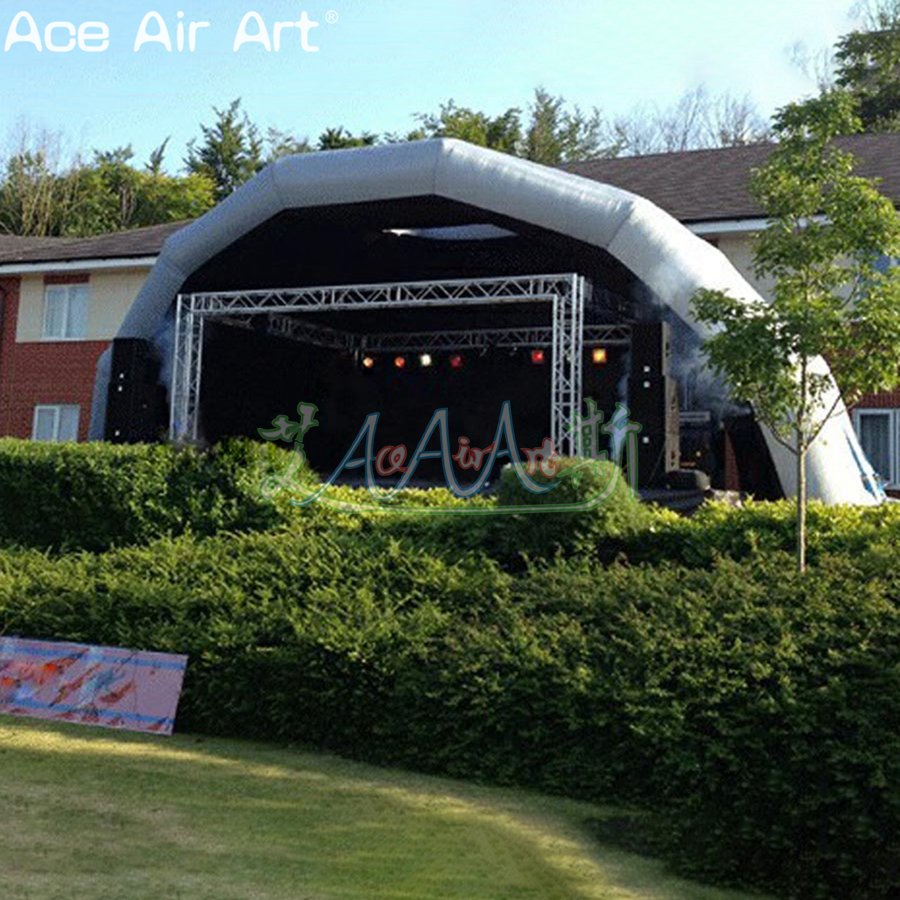 32.8FT Long or Customized Inflatable Stage Tent Portable Party Dome for Music Club