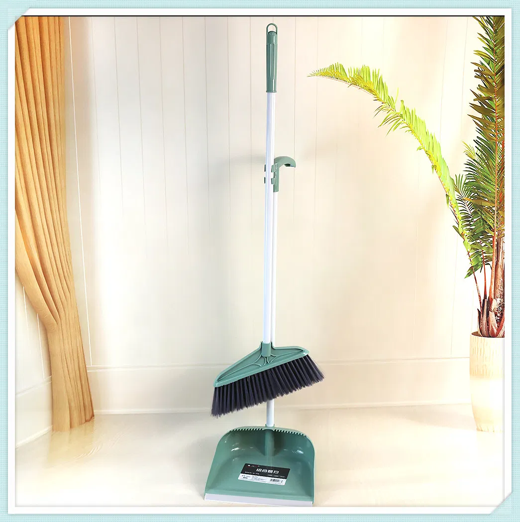 Jy9002 Professional Ergonomic Broom Set with Round Hole Hanger and Comb
