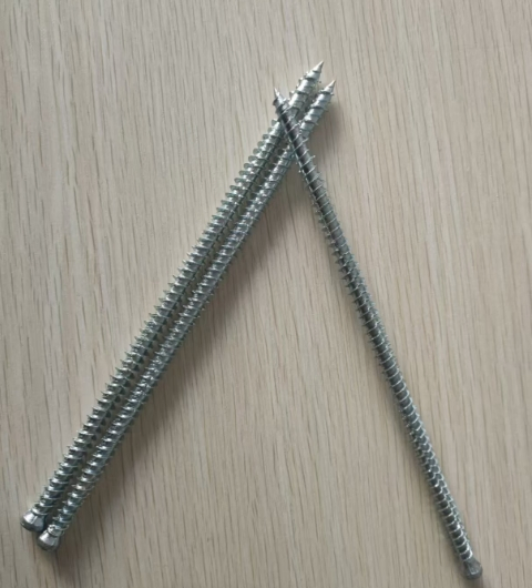 Cylindrical Head Concrete Screw with Trox Zinc Plated