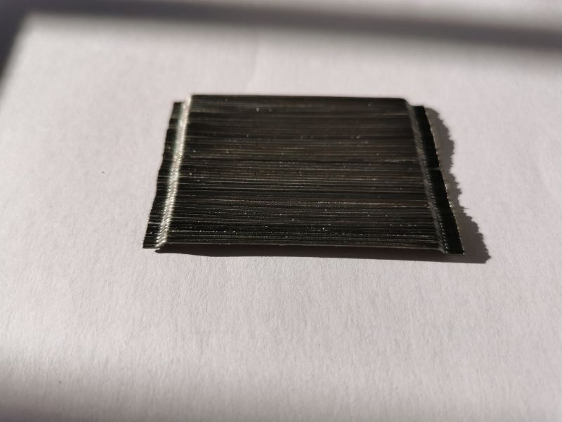 Carbon Steel Fiber Glued Diameter 0.75mm Length 60mm