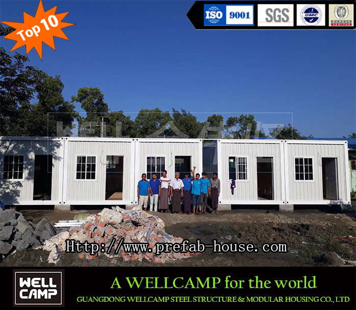Fast Build Prefab Detachable Container House Modular Container House for Living/Storage/Shop