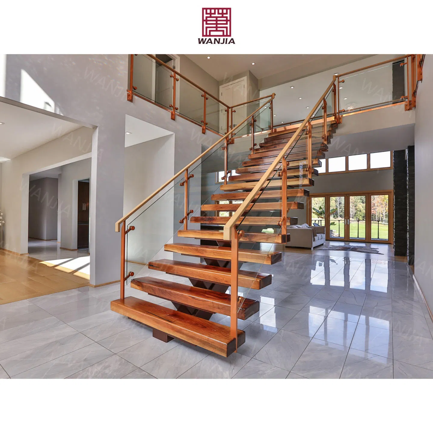 Premium Stainless Steel Frameless Glass Railing for Patios