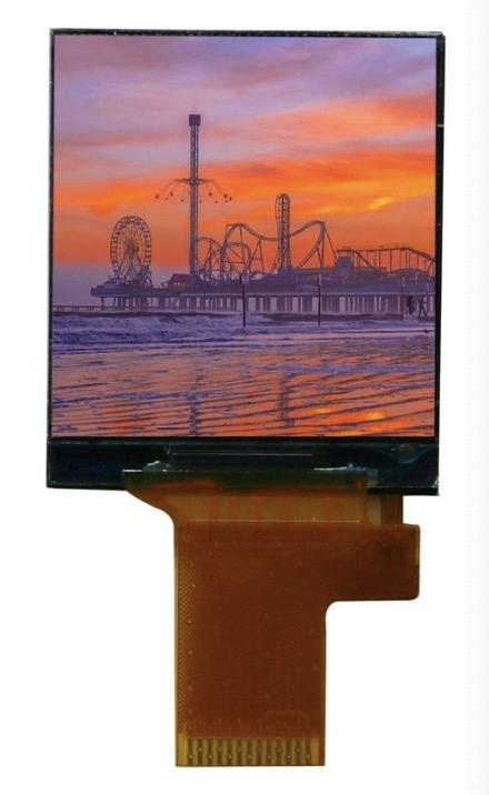 1.44 Inch IPS 240xrgbx240 Dots 12 O'clock TFT LCD Display Screen