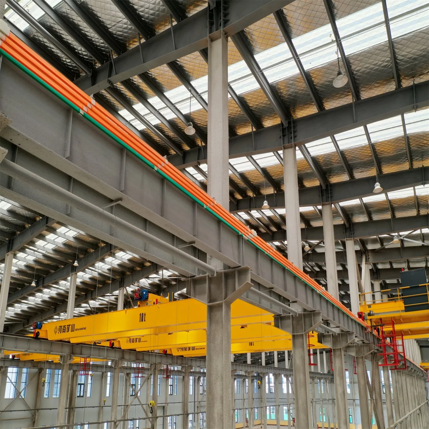 China Wholesale Prefab/Prefabricated Industrial Rock Wool Foam Sandwich Panel Light Structure Building Warehouse Steel Structure Workshop for Hangar