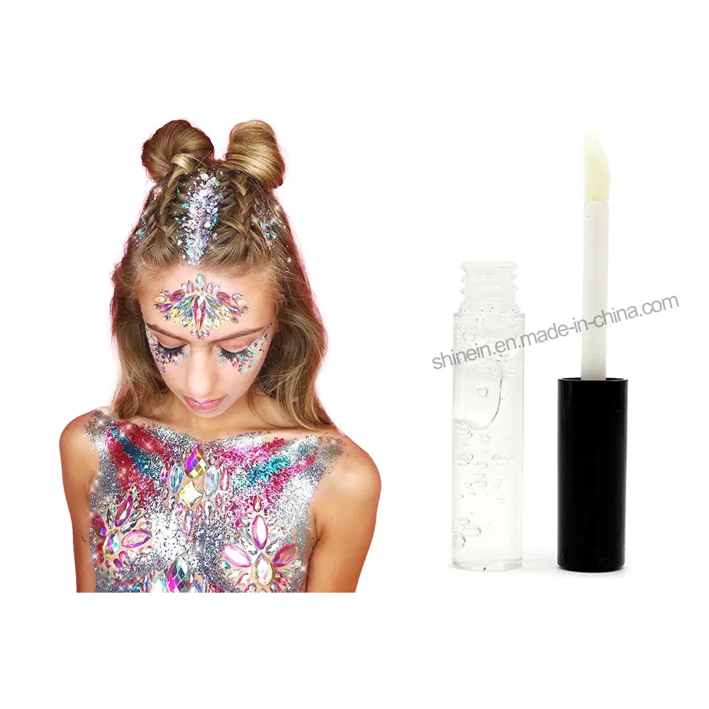 Cosmetic Liquid Primer Fix Gel Glue Transparent Makeup Face Body Glitter Gel