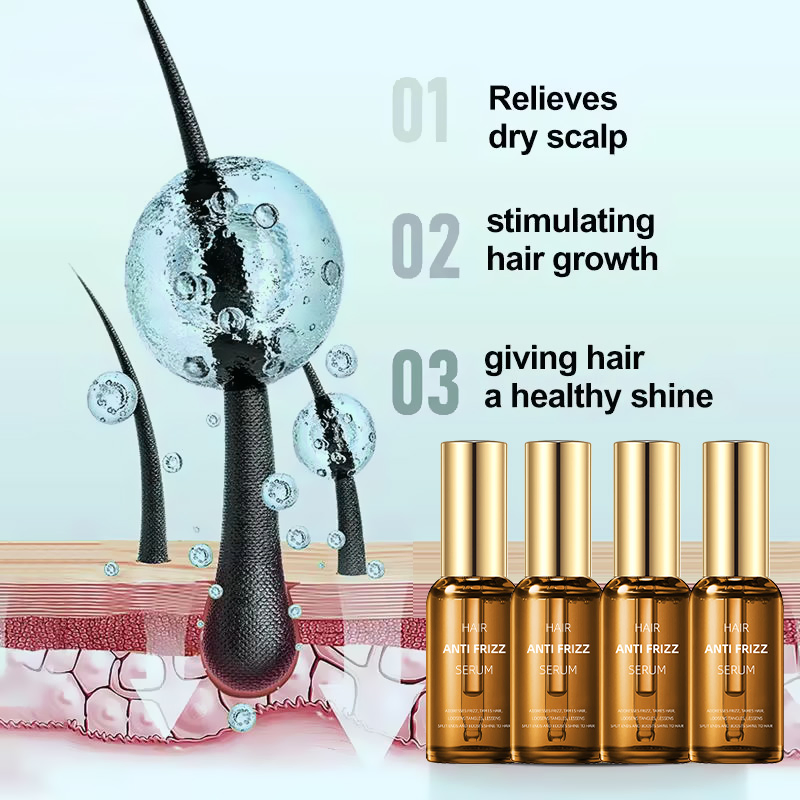 Hot Sales Hair Oil Dry Hair Repair Shine Moisture Serum Curly Herbal Smooths Frizz Organic Jojoba Hair Oil Argan Oil