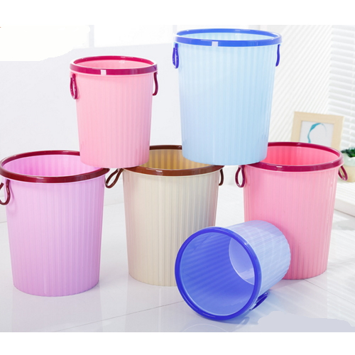 Household Kitchen Bedroom Portable Plastic Dustbin