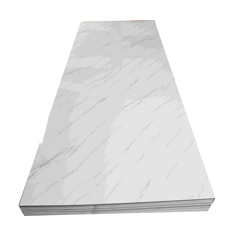 High Glossy UV Caoted PVC Marble Plastic Board for Decoration