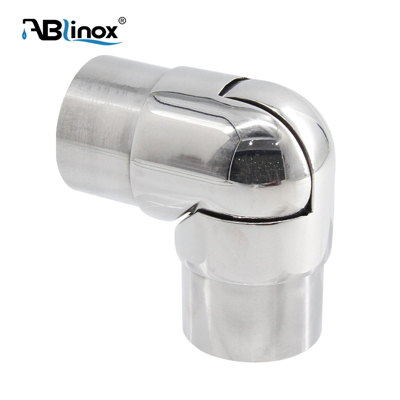 Lost Wax Cast Stainless Steel Stair Railing Accessories Pipe Fittings Connector