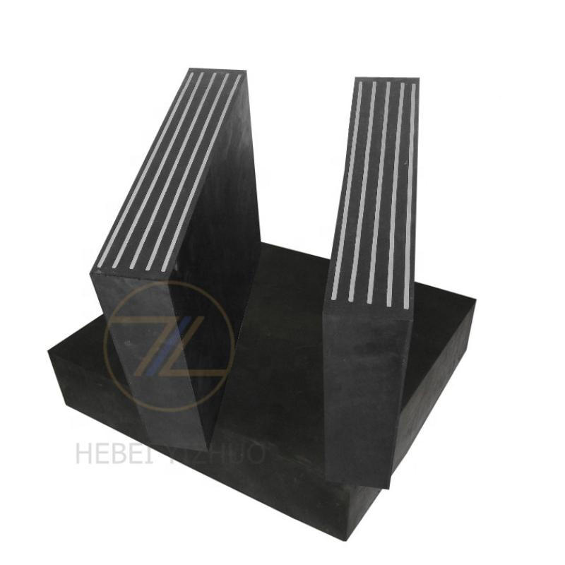 Rubber Bridge Bearing Pads with Steel Plate