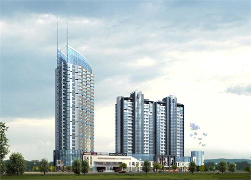 Luxury Steel Structure Frame Commercial Building Office