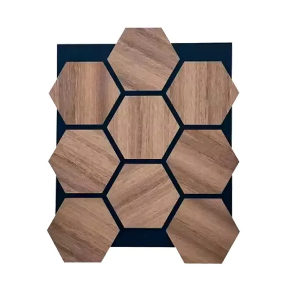 Sound Absorbing Akupanels Pet Felt Wood Veneer Slat Wall Panels for Decoration