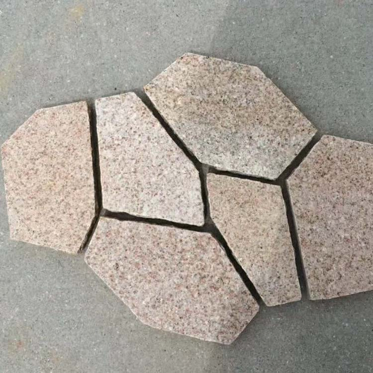 Crack Ice Pattern Blue/Yellow Slate Crazy Paving Stone for Backyard Pavers