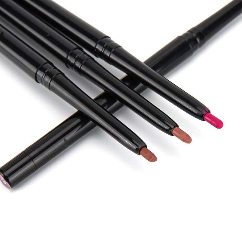 Vegan Waterproof Black Lip Liner - Creamy Matte Twist Formula