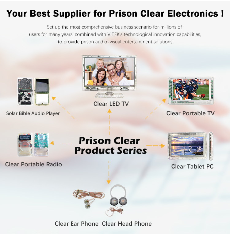 6 Inch Clear Case Ideal Product for Prison Electrical Reader E-Ink Book
