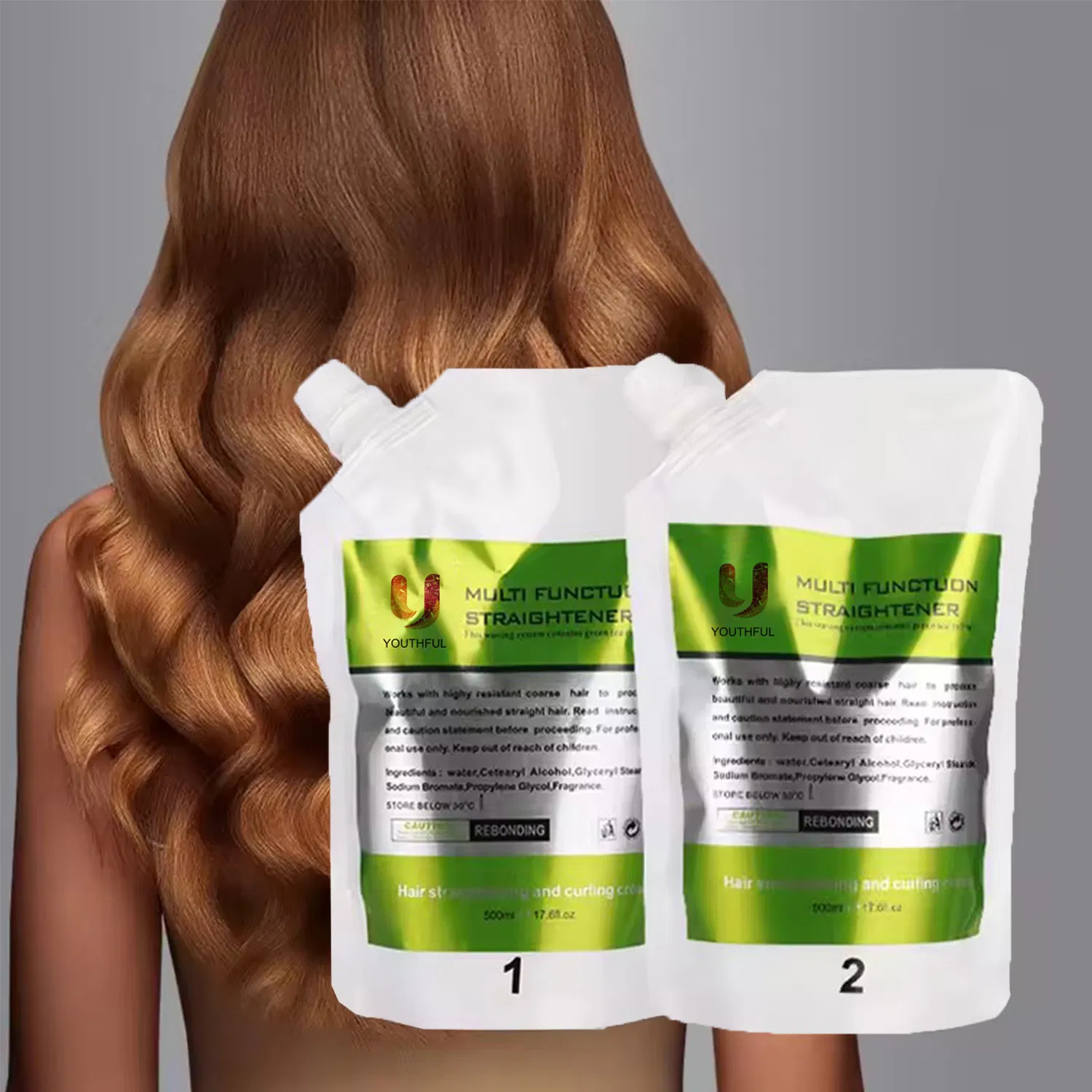 Salon Hot Sell Keratin Hair Treatment Rebonding Straightening Cream