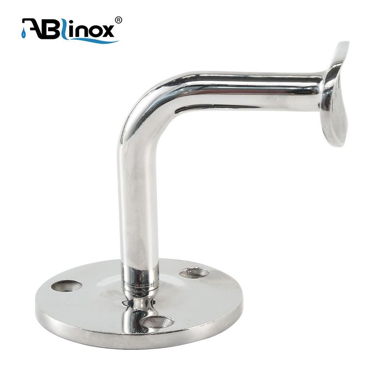 Stainless Steel Staircase Balustrade Accessories Adjustable Railing Handrails Brackets Fitting for Hotel/Household/Villa/Balcony Staircase Handrail