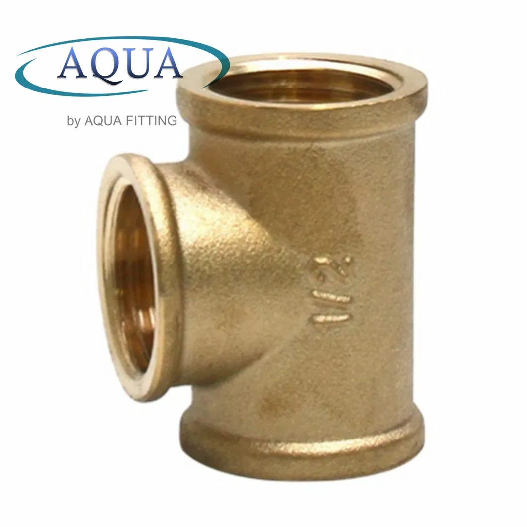 Thread Brass Fitting High Quality Brass Adaptor Tee Pipe Fitting