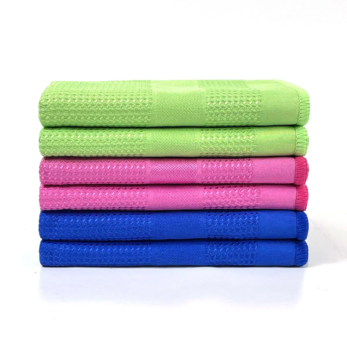 Customize Color Microfiber Tea Towel Microfiber Waffle Gift Towel