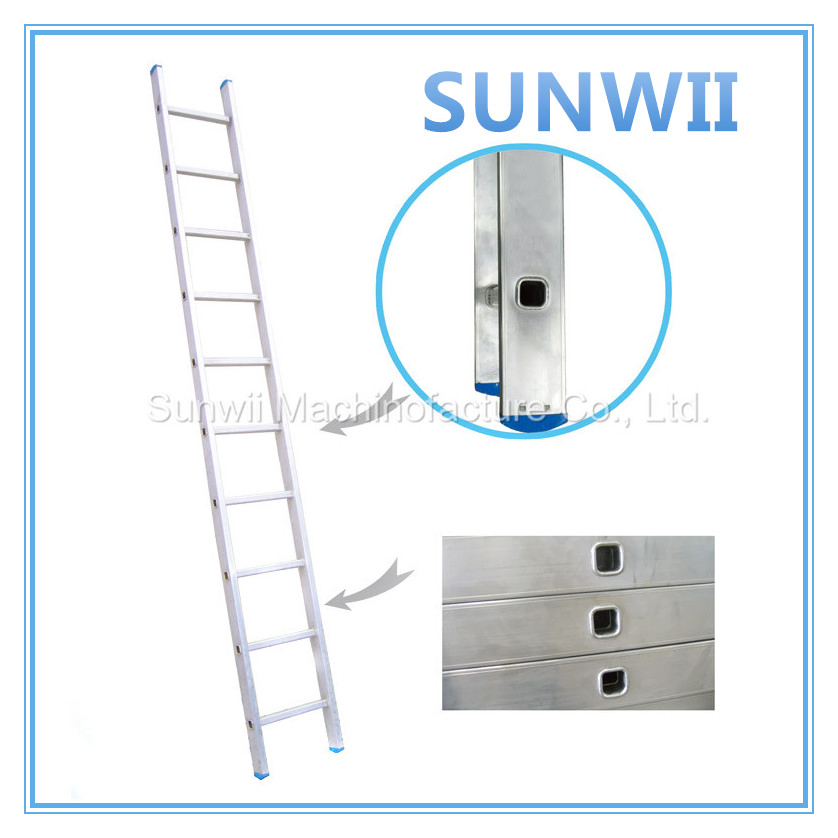 Aluminum/Aluminium/Steel Straight Ladder for Construction, Scaffold