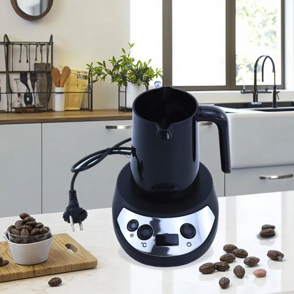 Portable Stainless Steel Electric Arabic Latte Coffee Maker Automatic Kettle for Household and Hotel Use for Outdoor Travel