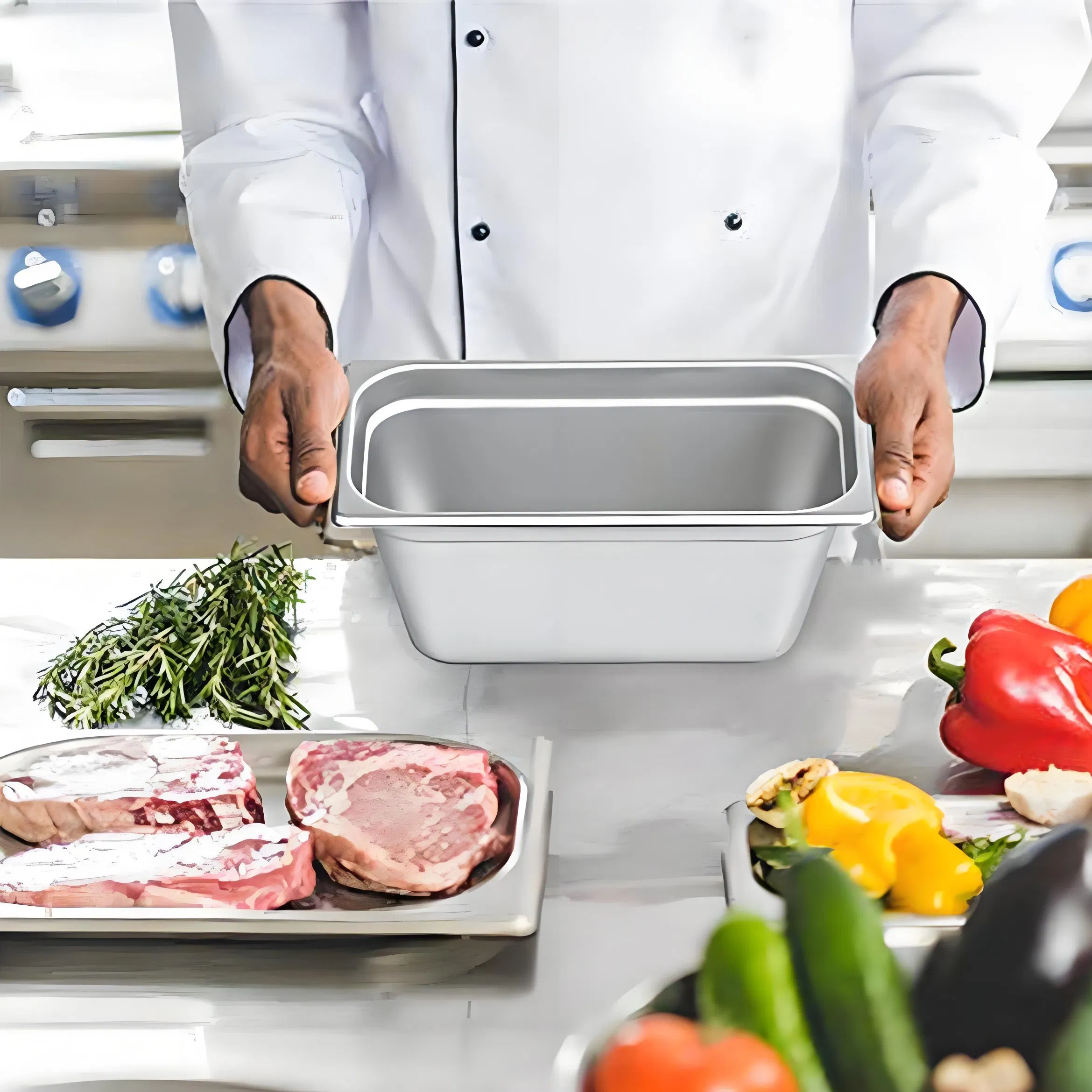 Евро-гастроемкость GN 2/1 20 мм Heavybao для буфета