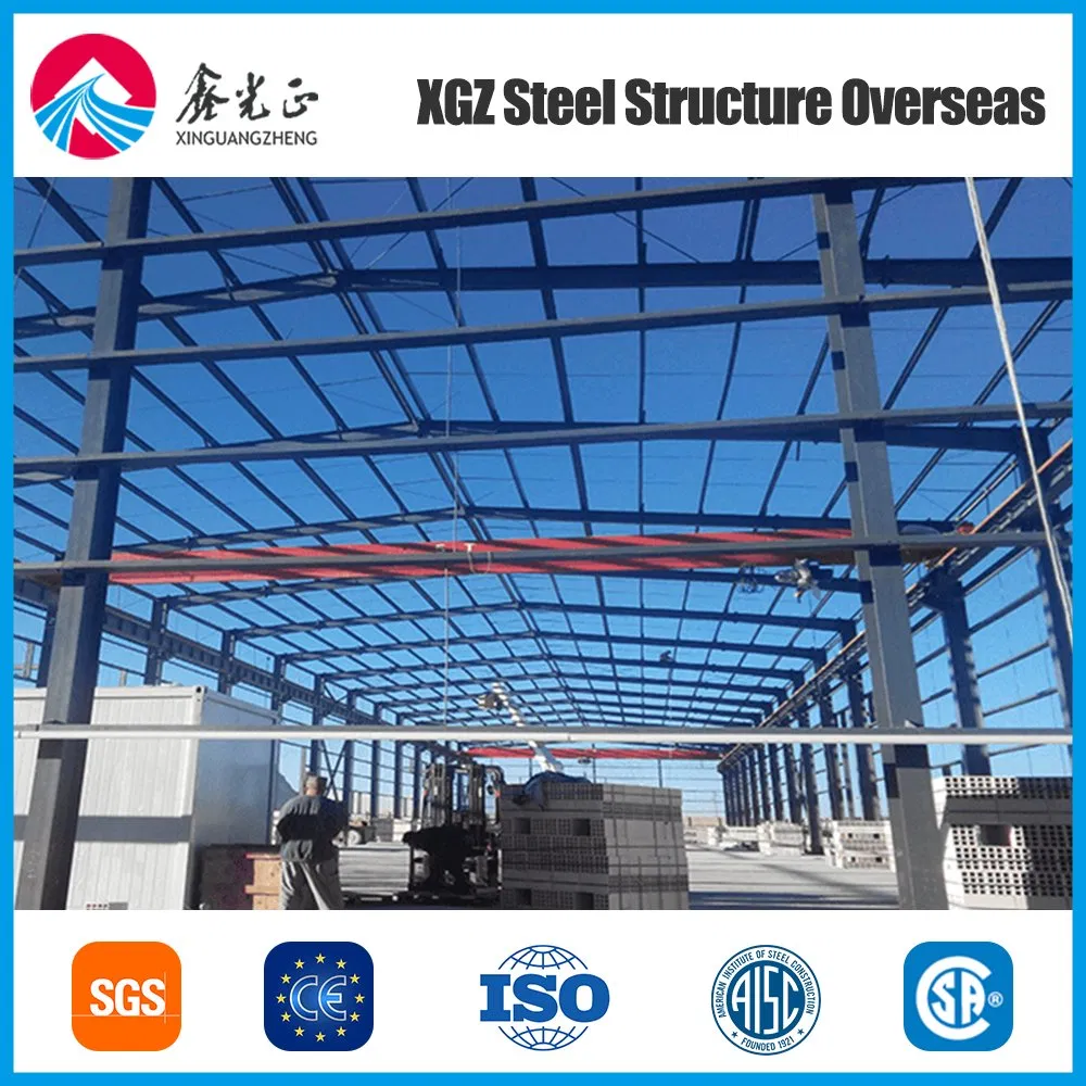 Multi-Purpose Steel Structure with Customizable Design Galvanized ISO CE Certified for Industrial Plants Commercial Malls Logistics Warehouse