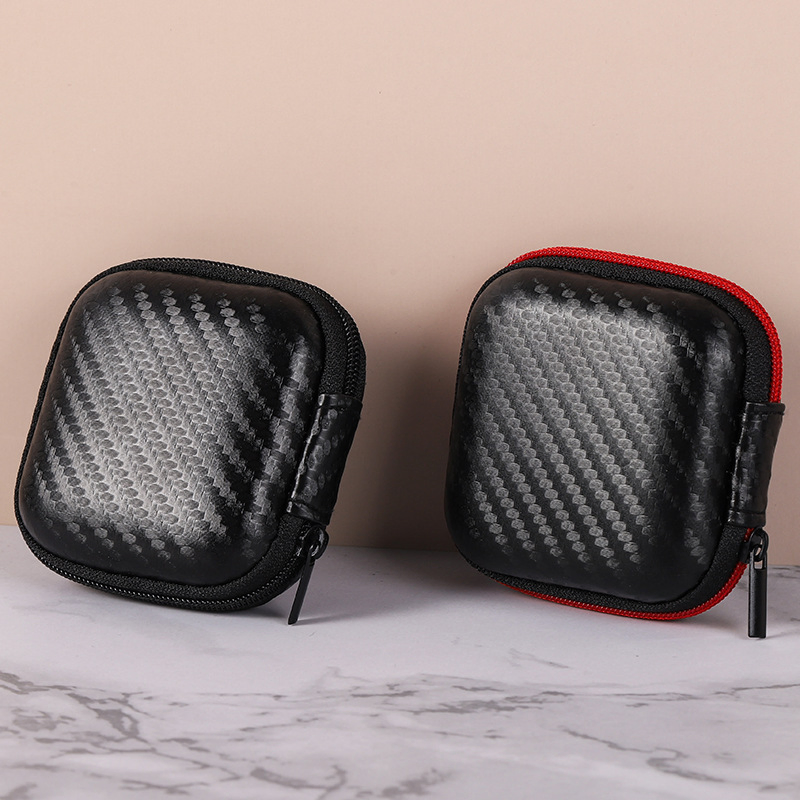 Ea188 Earbud Accessories Cases Professional Carrying Ear Pod Bluetooth Holder Cover Storage Earpod Women for Headphone Luxury EVA Zipper Earphone Case