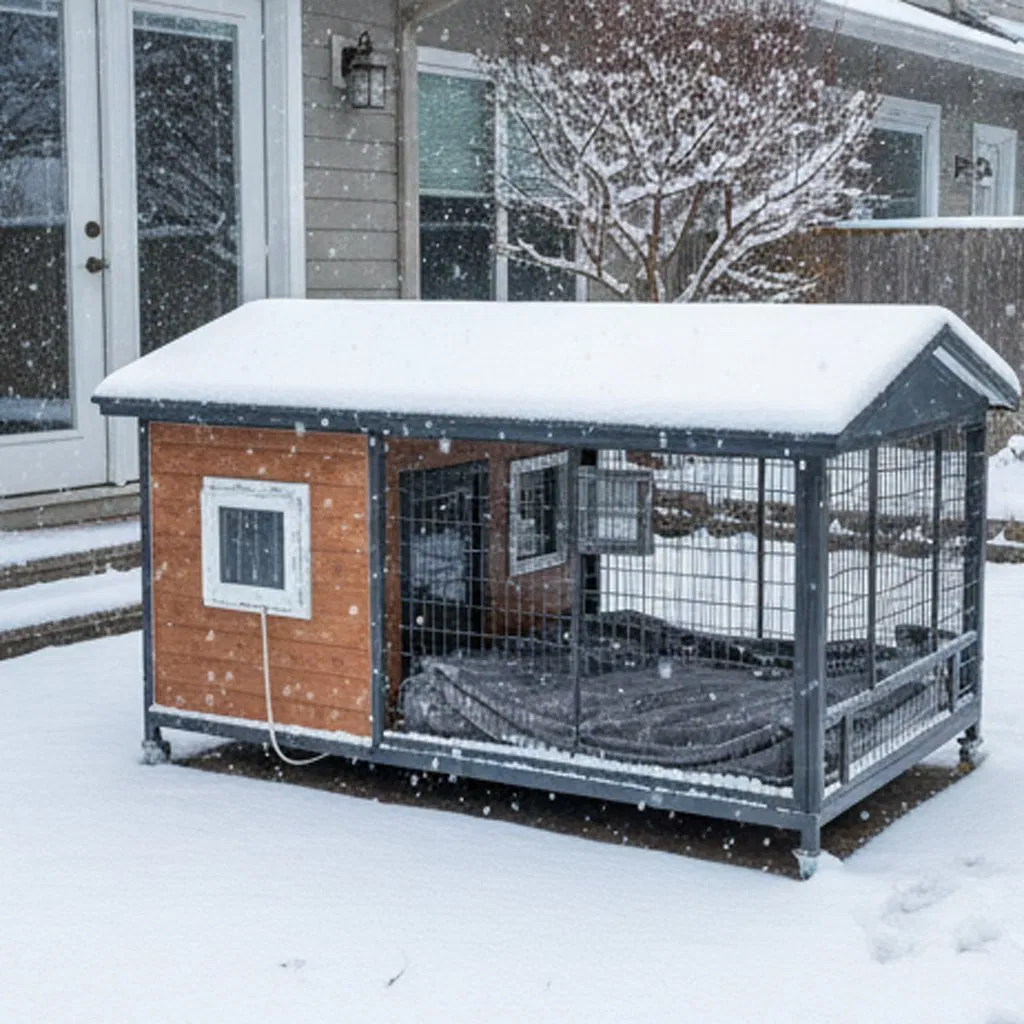 Eco-Friendly Solid Wood Dog House for Exclusive Outdoor Zones