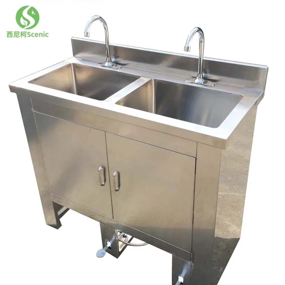 Advanced Operating Room Surgical Sink with Integrated Water Heater