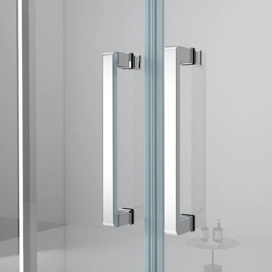 Modern Aluminium Frame Safety Tempered Glass Bathroom Partition Wall Shower Door Sliding Door